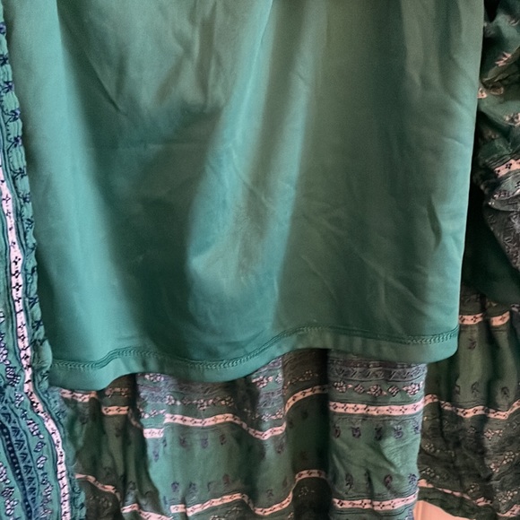 Medium Blue/Green Old Navy Maxi Skirt - Picture 4 of 6